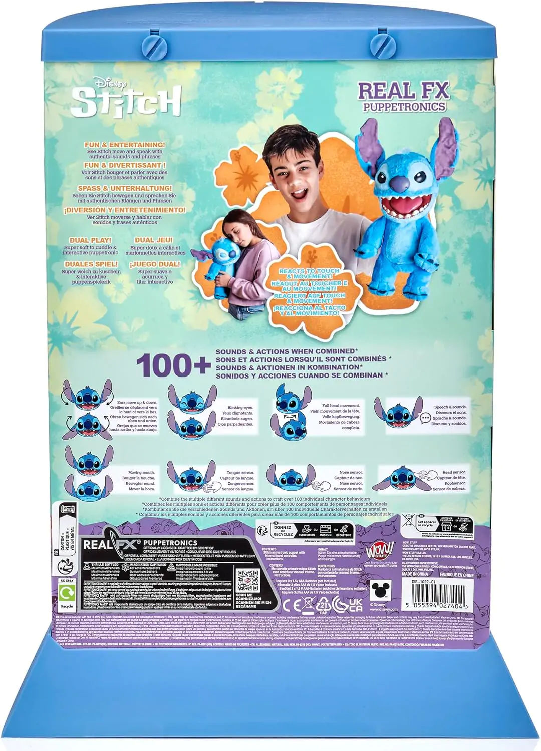 Disney Stitch elektrická interaktivní loutka figurka 45 cm fotografii produktu