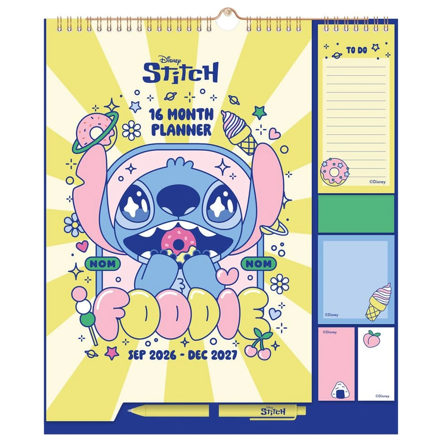 Disney Stitch nástěnný plánovač 2026/27 30 x 34 cm fotografii produktu