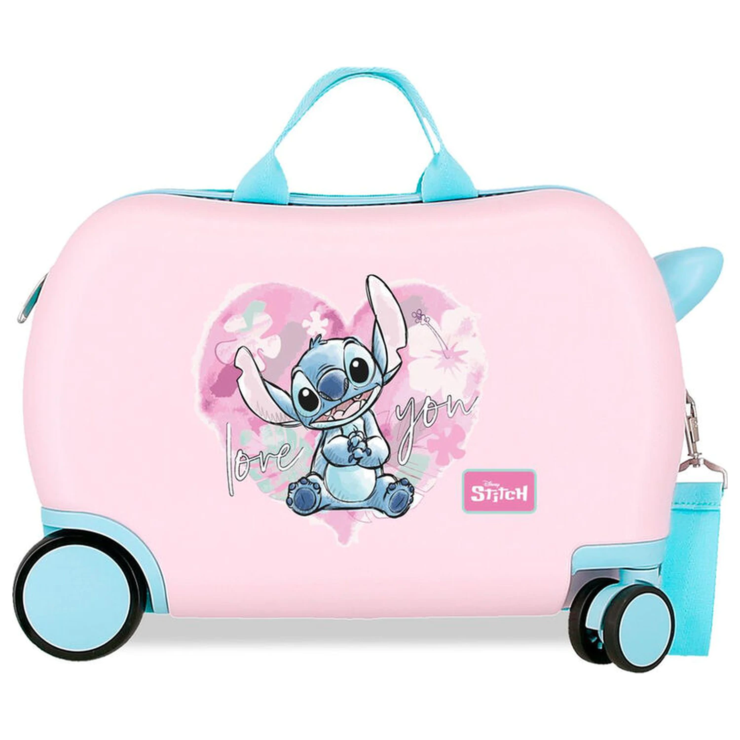 Disney Stitch Heart ABS skořepinový kufr na kolečkách 45cm fotografii produktu
