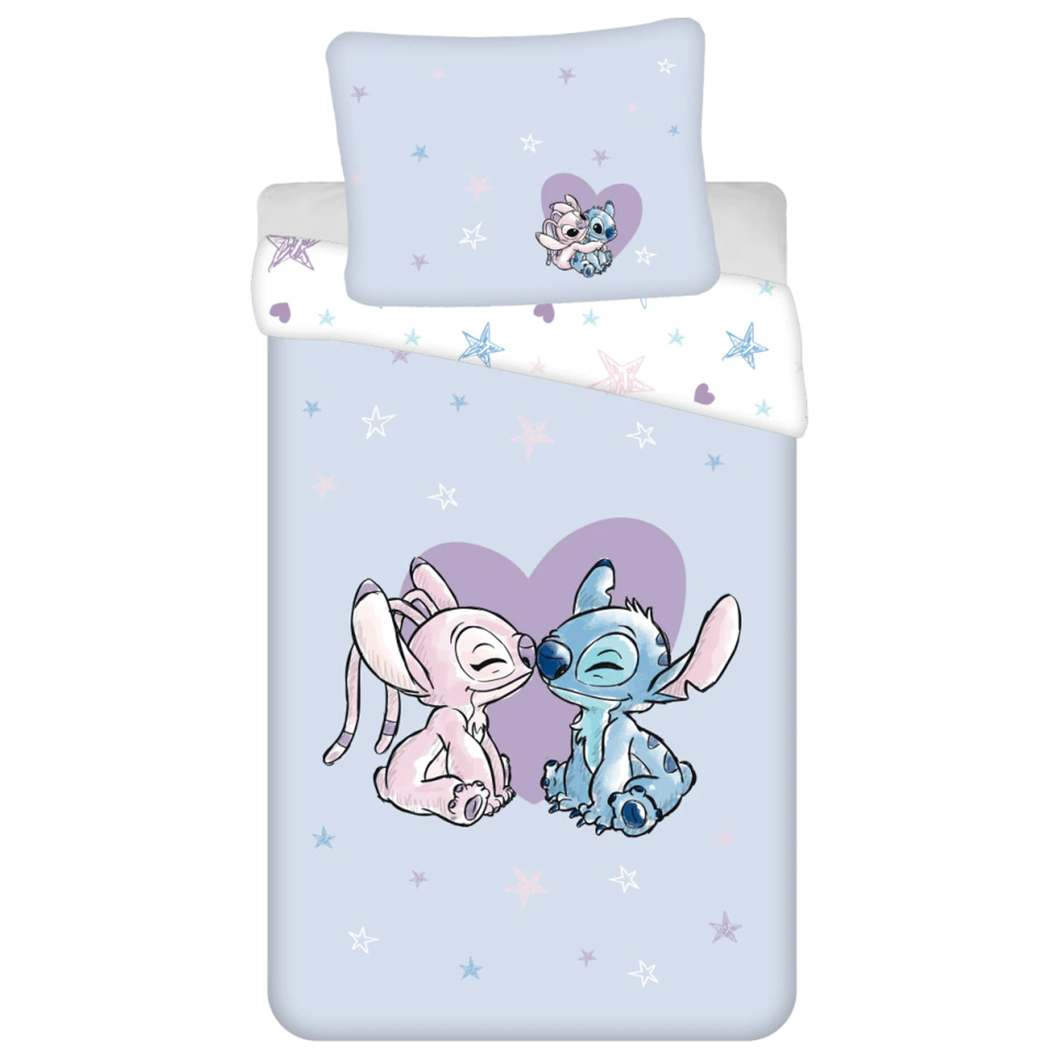 Disney Stitch Heart povlak na přikrývku fotografii produktu