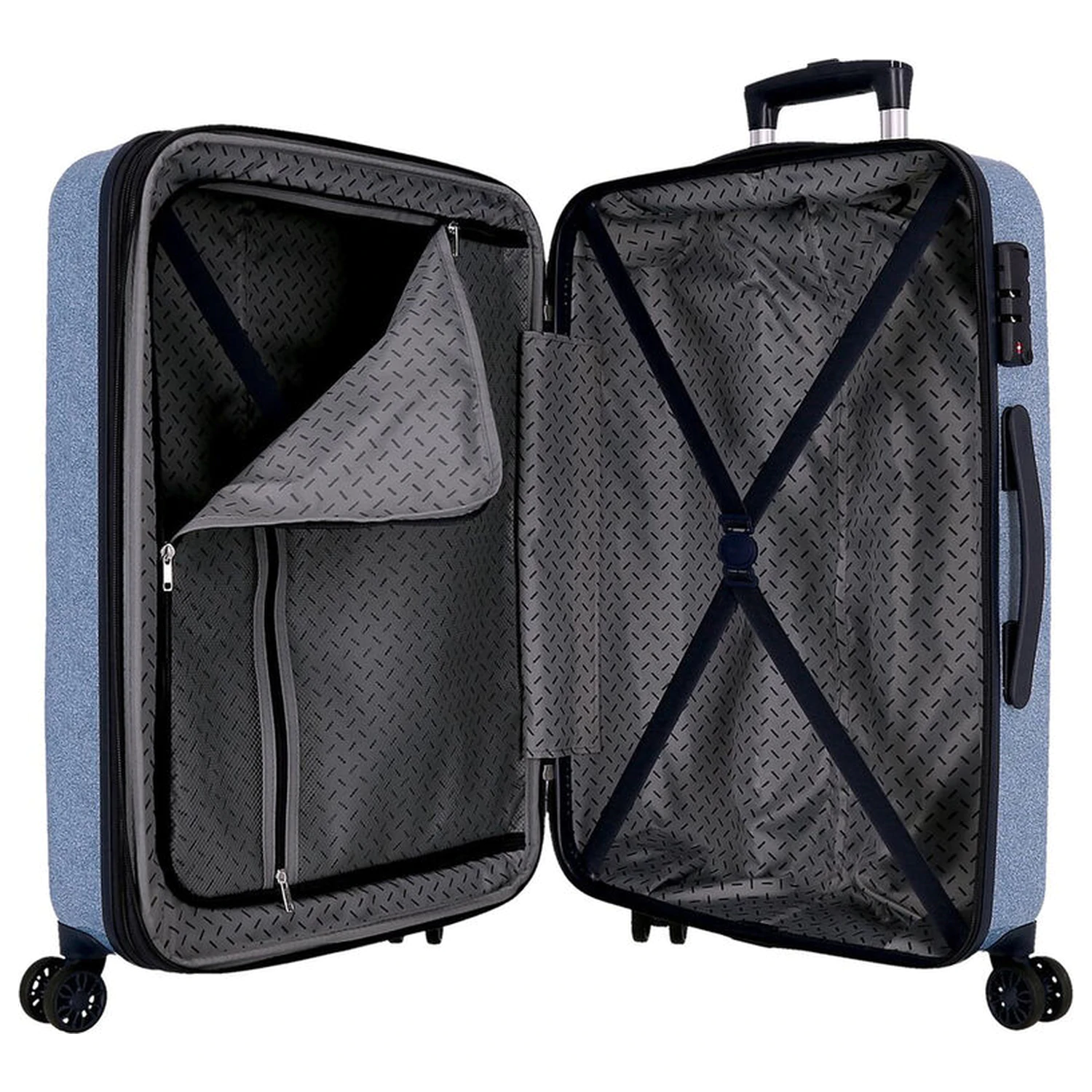 Disney Stitch Hearts ABS cestovní kufr na kolečkách 65cm fotografii produktu