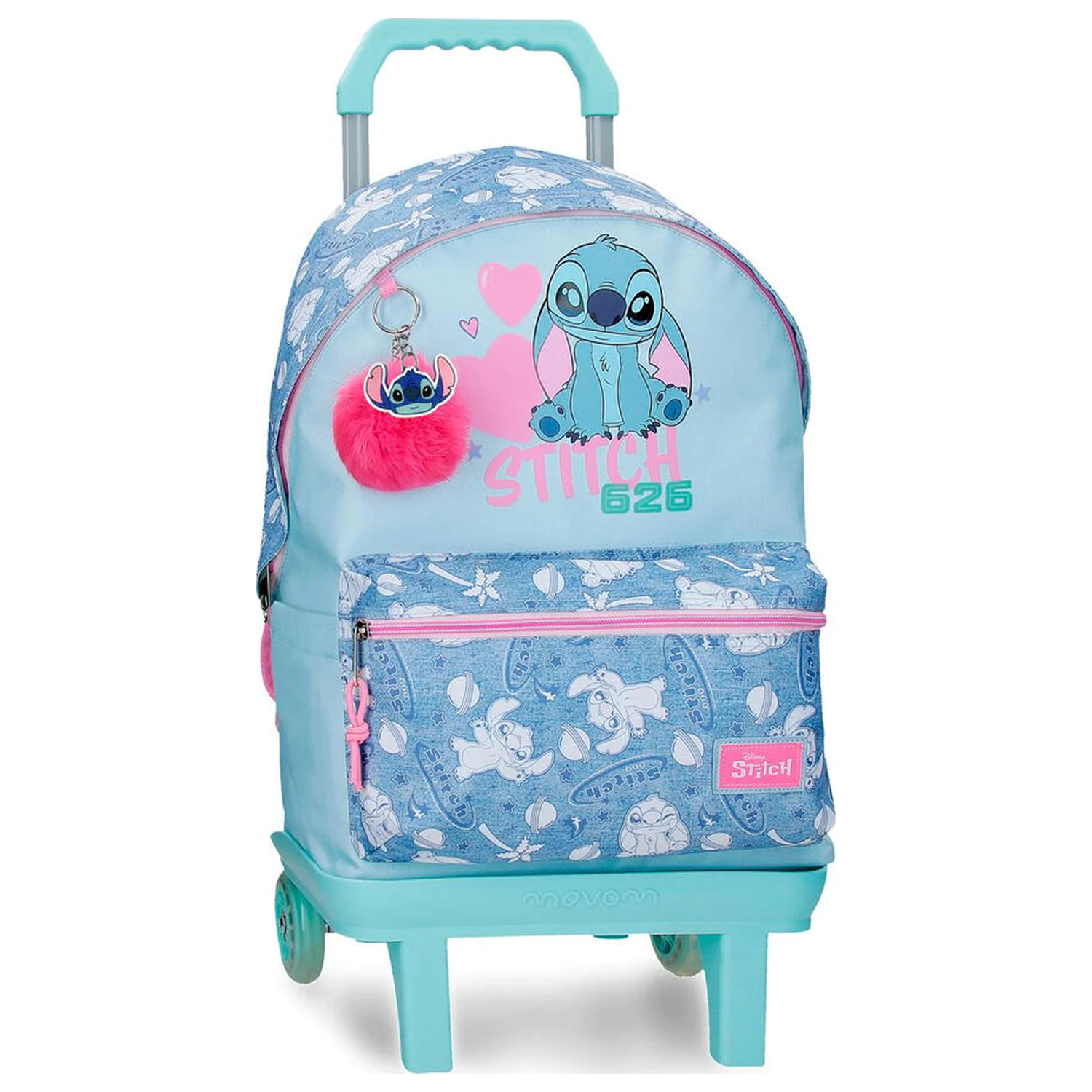 Disney Stitch Hearts trolley 44 cm fotografii produktu