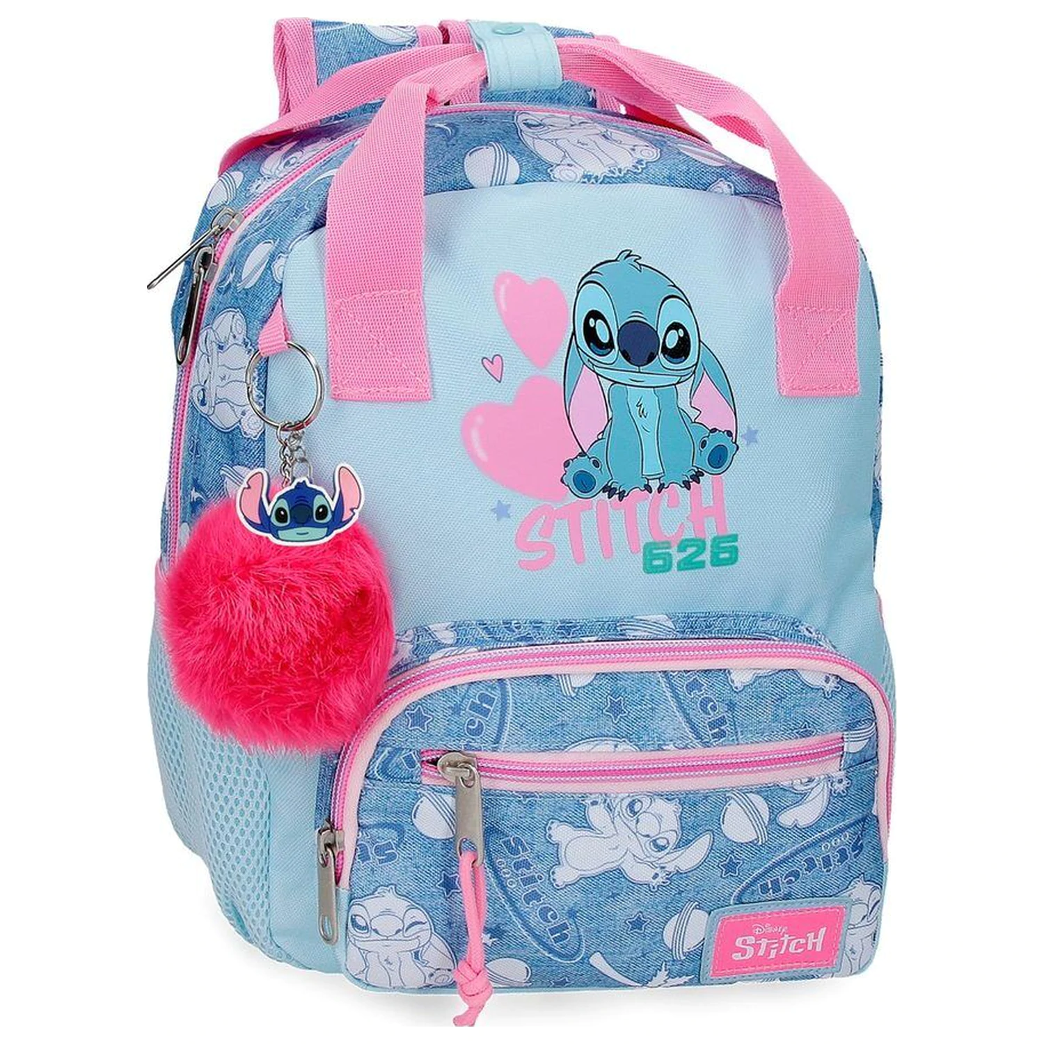 Disney Stitch Srdce přizpůsobitelný batoh 28cm fotografii produktu