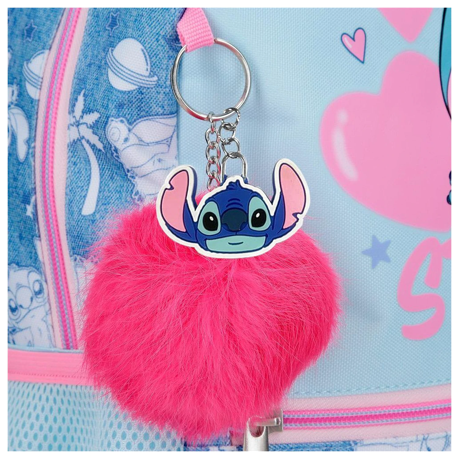 Disney Stitch Hearts sportovní taška 46cm fotografii produktu