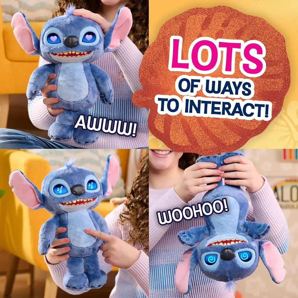 Disney Stitch interaktivní plyšová hračka 30 cm fotografii produktu