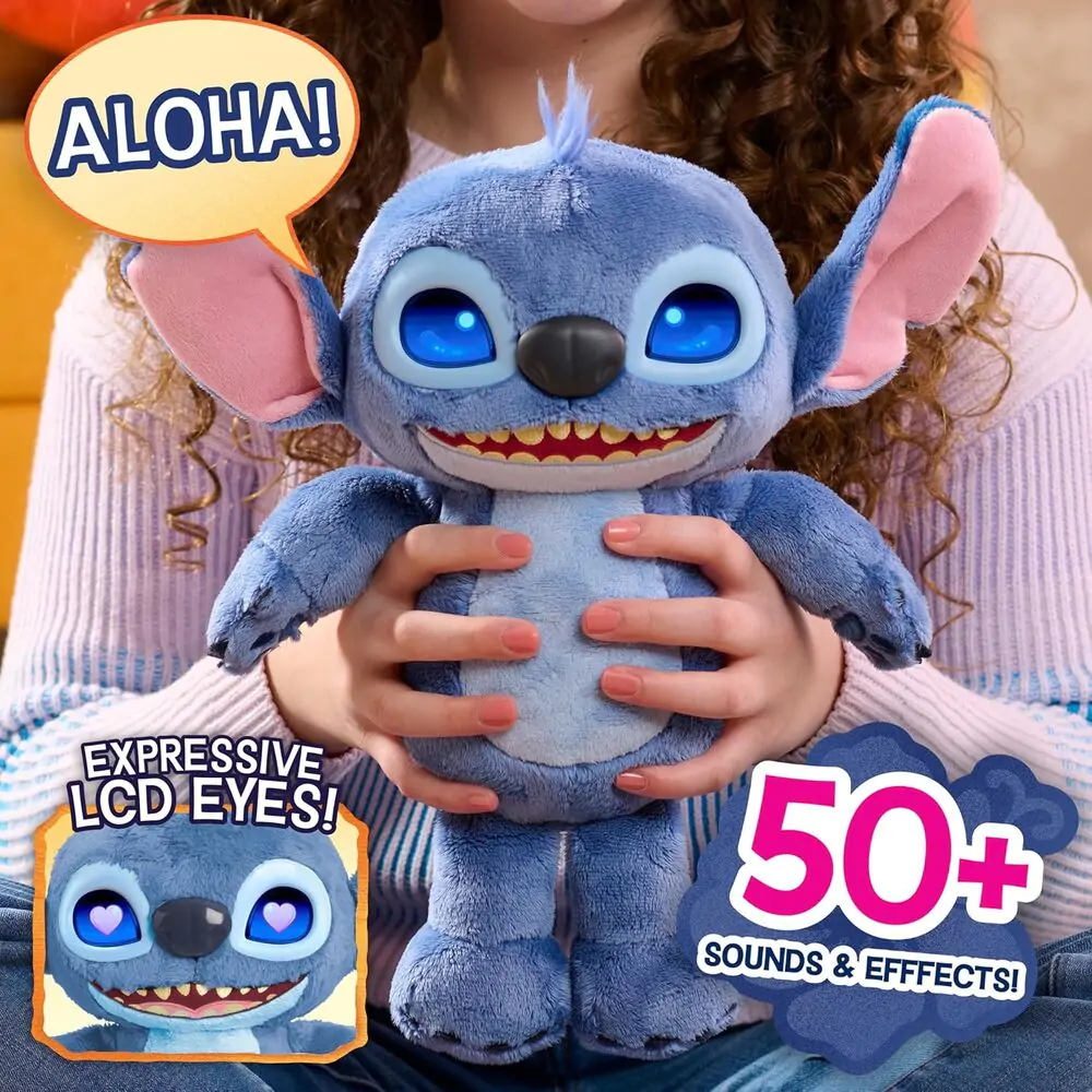 Disney Stitch interaktivní plyšová hračka 30 cm fotografii produktu