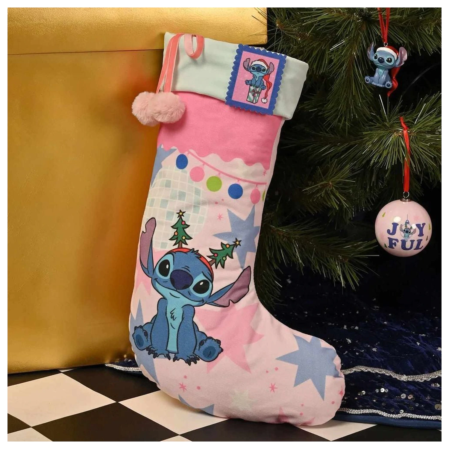 Disney Stitch vánoční punčocha fotografii produktu