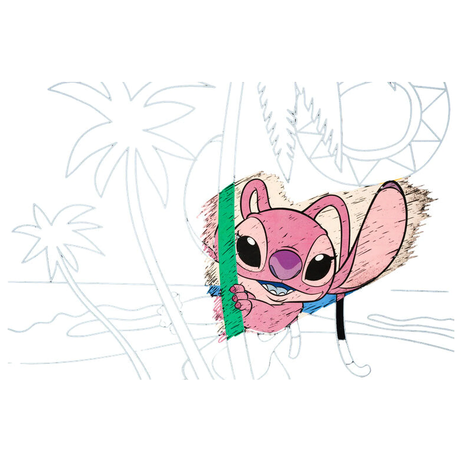 Disney Stitch sada na škrábání fotografii produktu