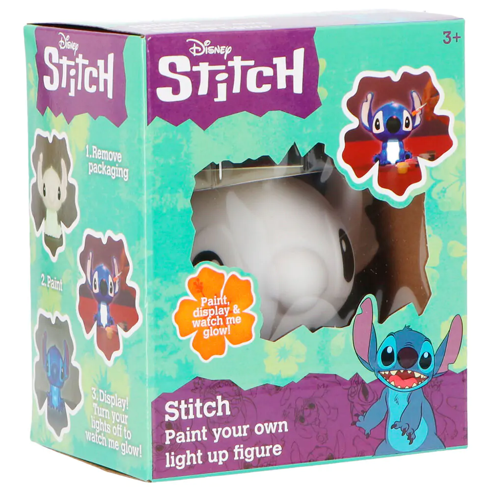 Disney Stitch figurka k vymalování, svítící fotografii produktu
