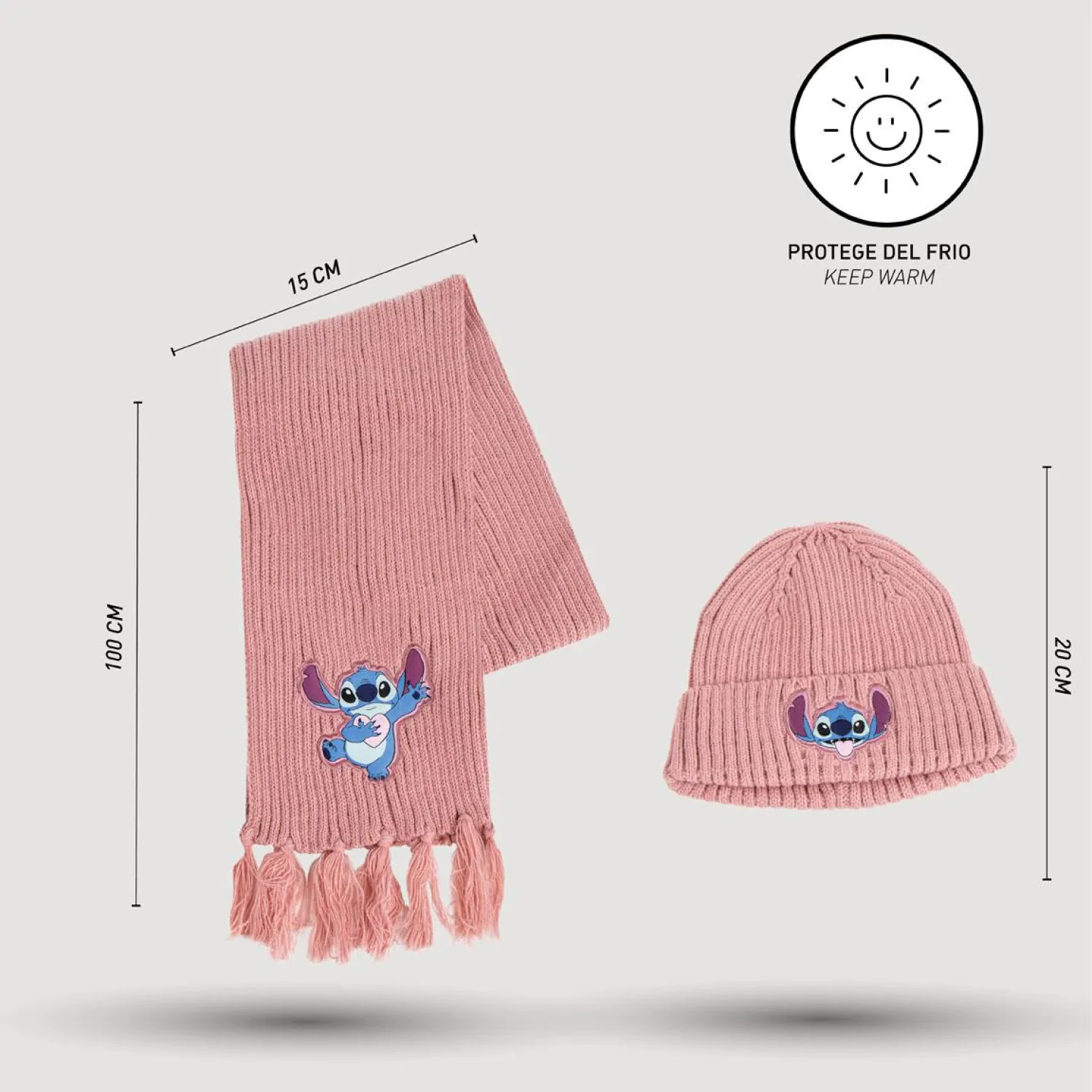 Disney Stitch čepice + šála set fotografii produktu