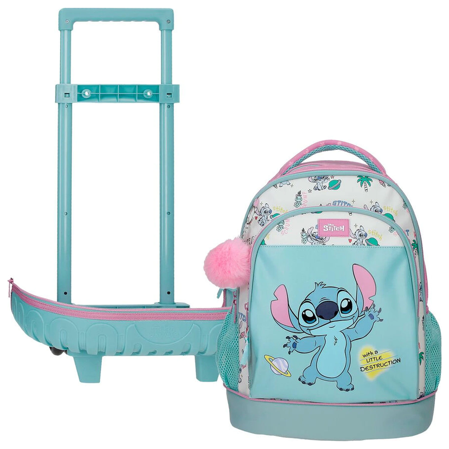 Disney Stitch Malé ničení vyjímatelný kompaktní trolejbus 43 cm fotografii produktu