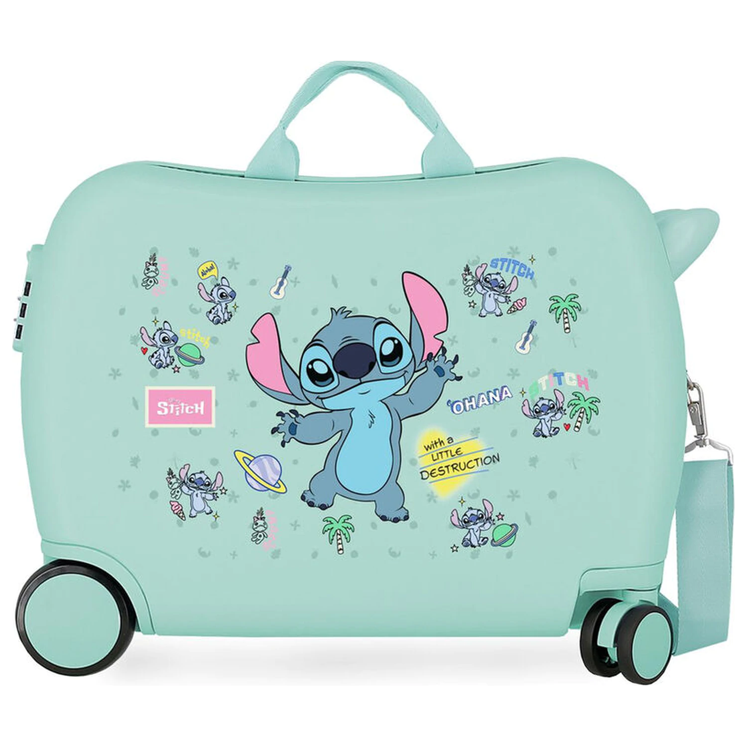 Disney Stitch Little Destrution ABS cestovní kufr na kolečkách 50cm fotografii produktu