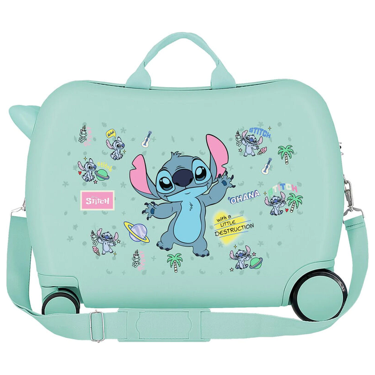 Disney Stitch Little Destrution ABS cestovní kufr na kolečkách 50cm fotografii produktu