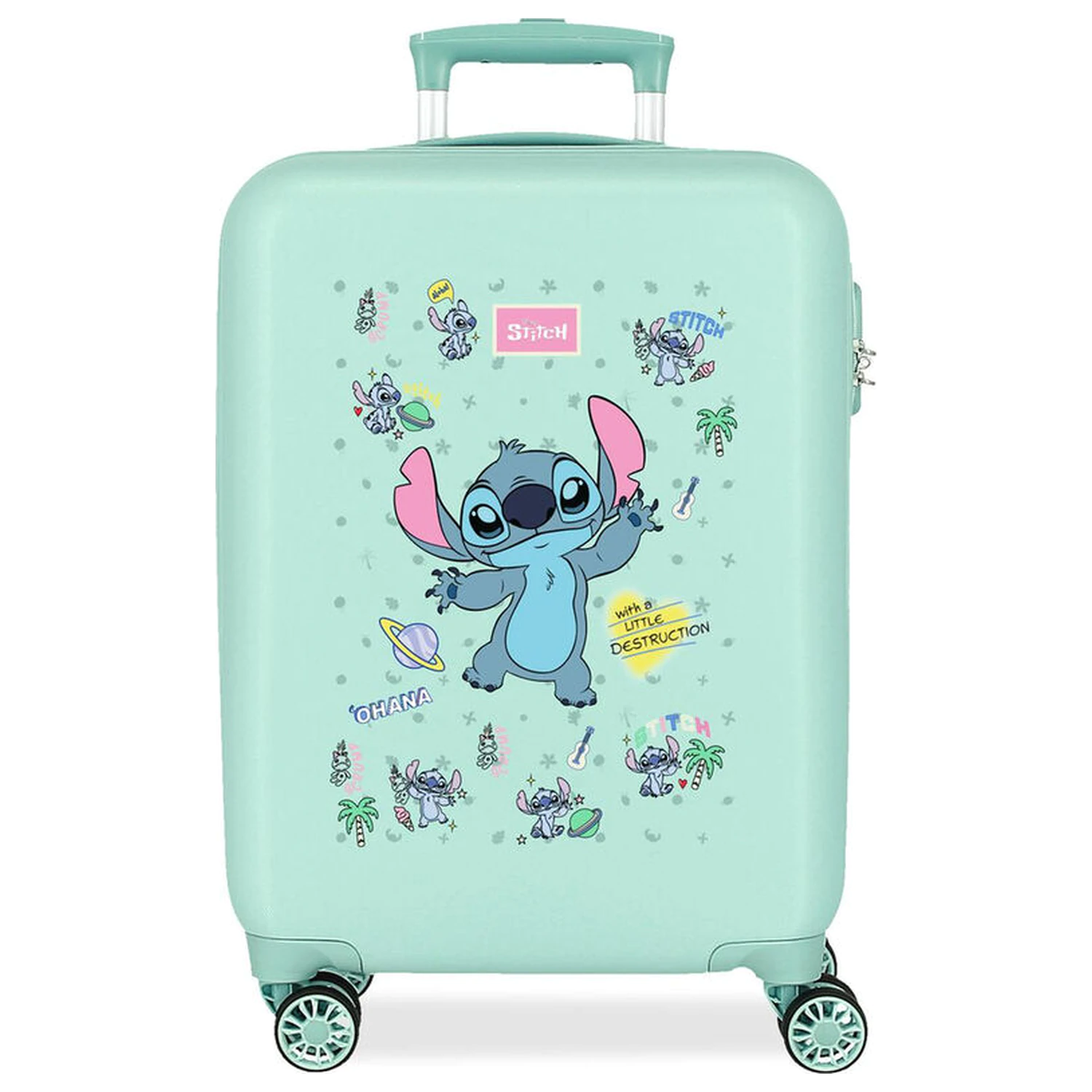 Disney Stitch Little Destruction ABS cestovní kufr na kolečkách 55 cm fotografii produktu