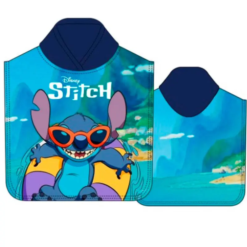 Disney Stitch mikrovláknové pončo ručník fotografii produktu