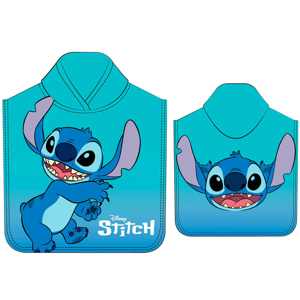 Disney Stitch mikrovláknová pončo osuška fotografii produktu