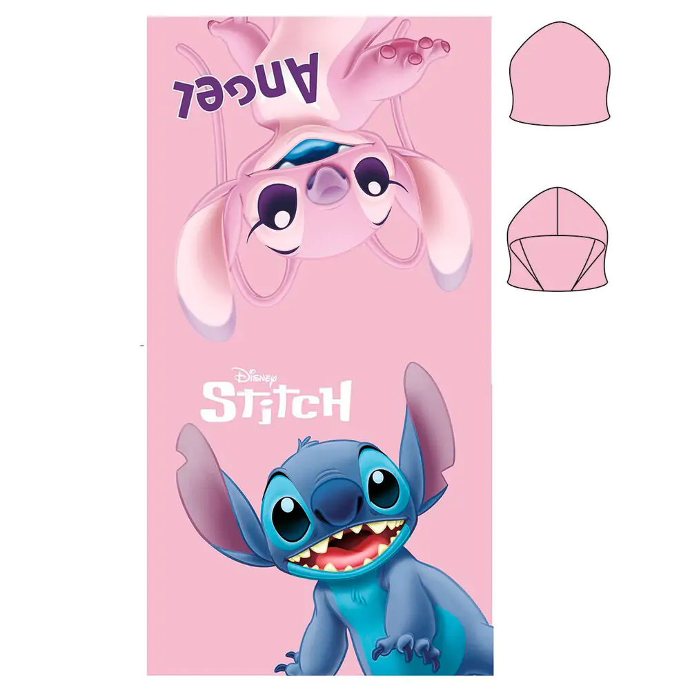 Disney Stitch mikrovláknové pončo ručník fotografii produktu