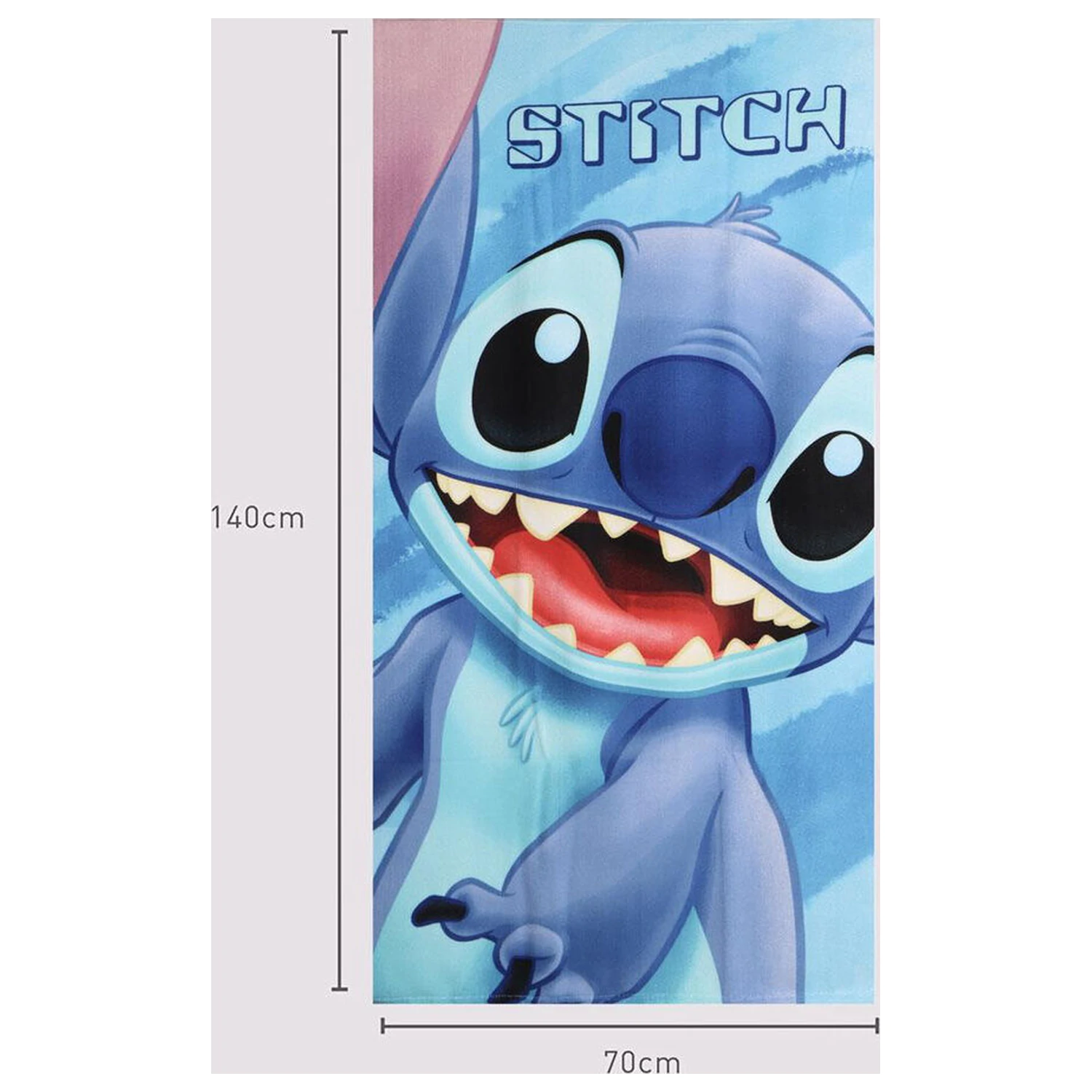 Disney Stitch mikrovláknová plážová osuška fotografii produktu