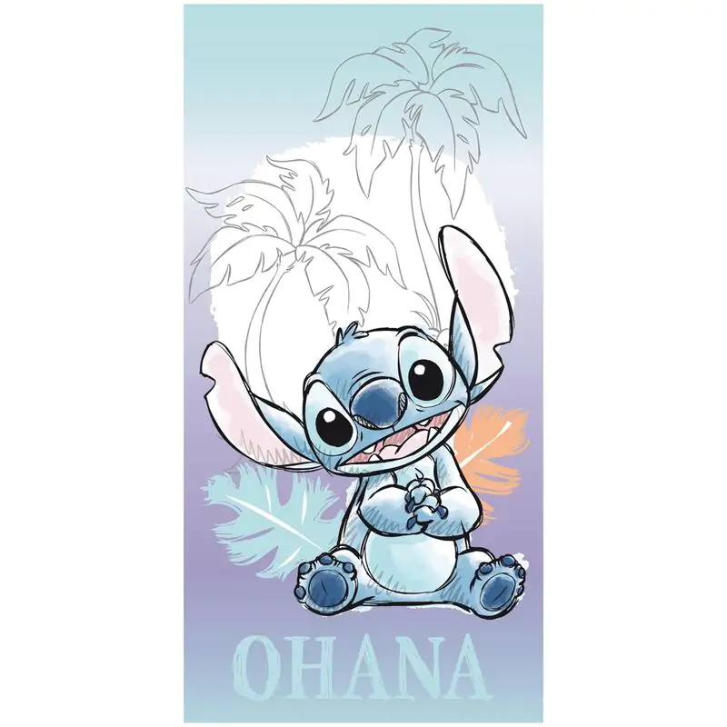 Disney Stitch mikrovláknová plážová osuška fotografii produktu