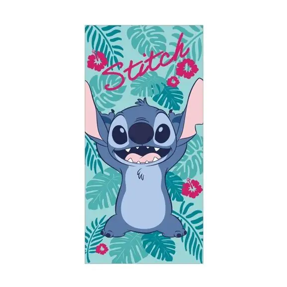 Disney Stitch mikrovláknová plážová osuška fotografii produktu