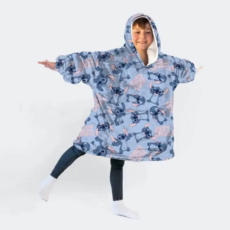 Disney Stitch oversize mikinový kabát pro děti coral fotografii produktu