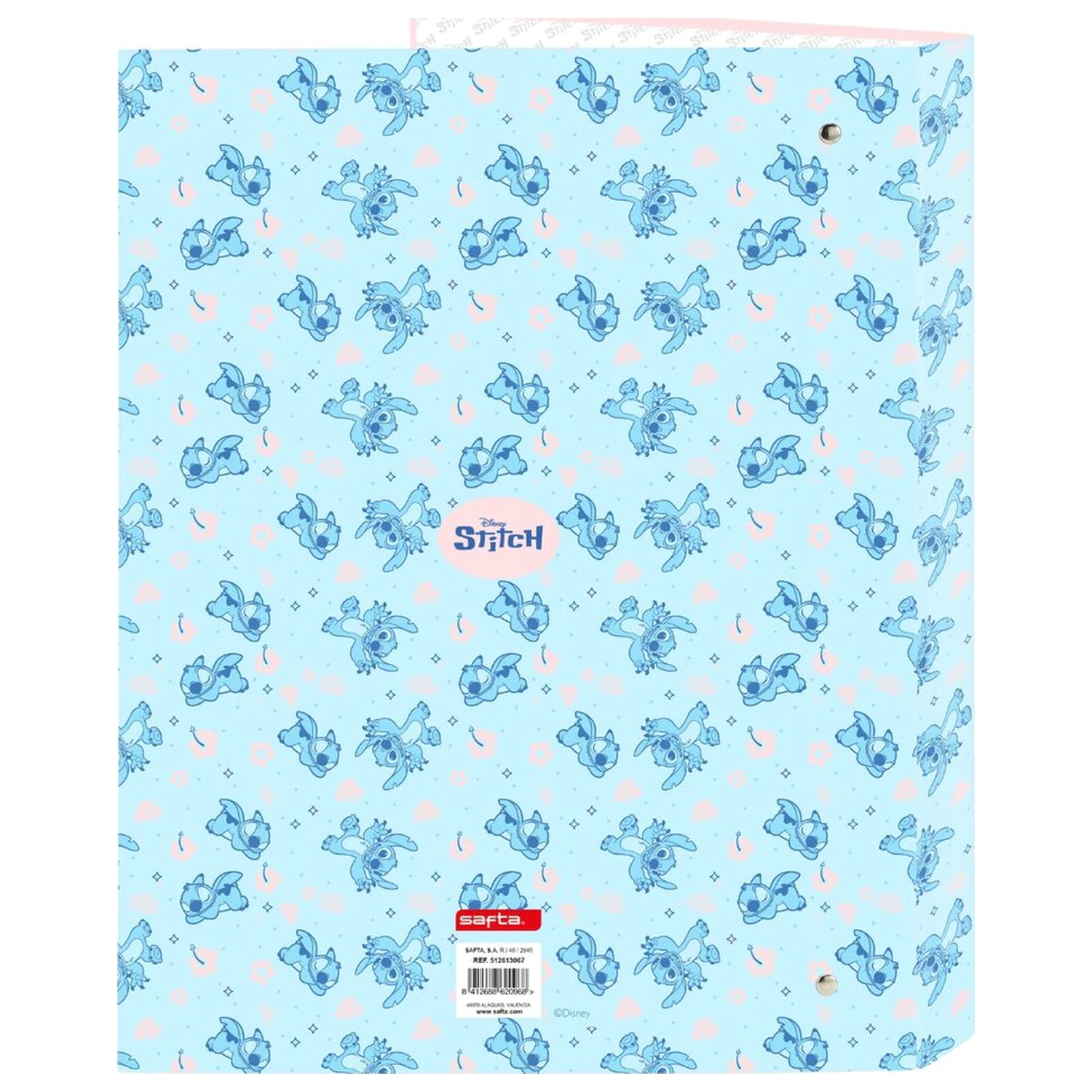Disney Stitch Ohana kartonový kroužkový pořadač A4 se 4 kroužky fotografii produktu