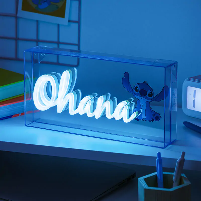 Disney Stitch Ohana LED lampa fotografii produktu