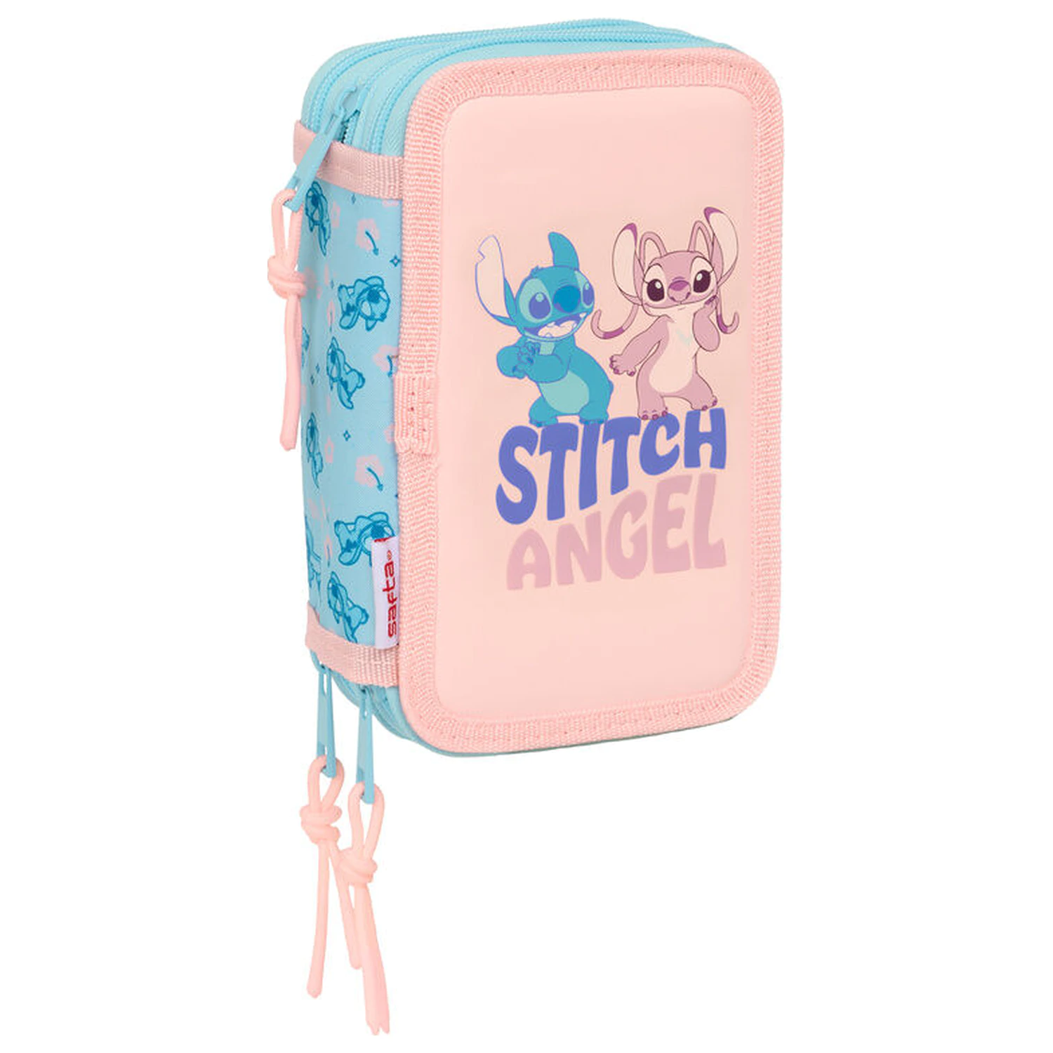 Disney Stitch Ohana trojitý penál 37 ks fotografii produktu