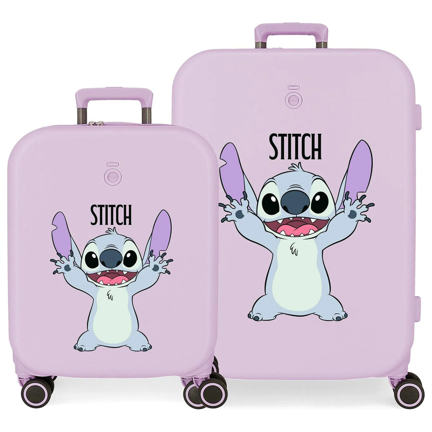 Disney Stitch hravý set 2 ABS kufry na kolečkách 55-70cm fotografii produktu