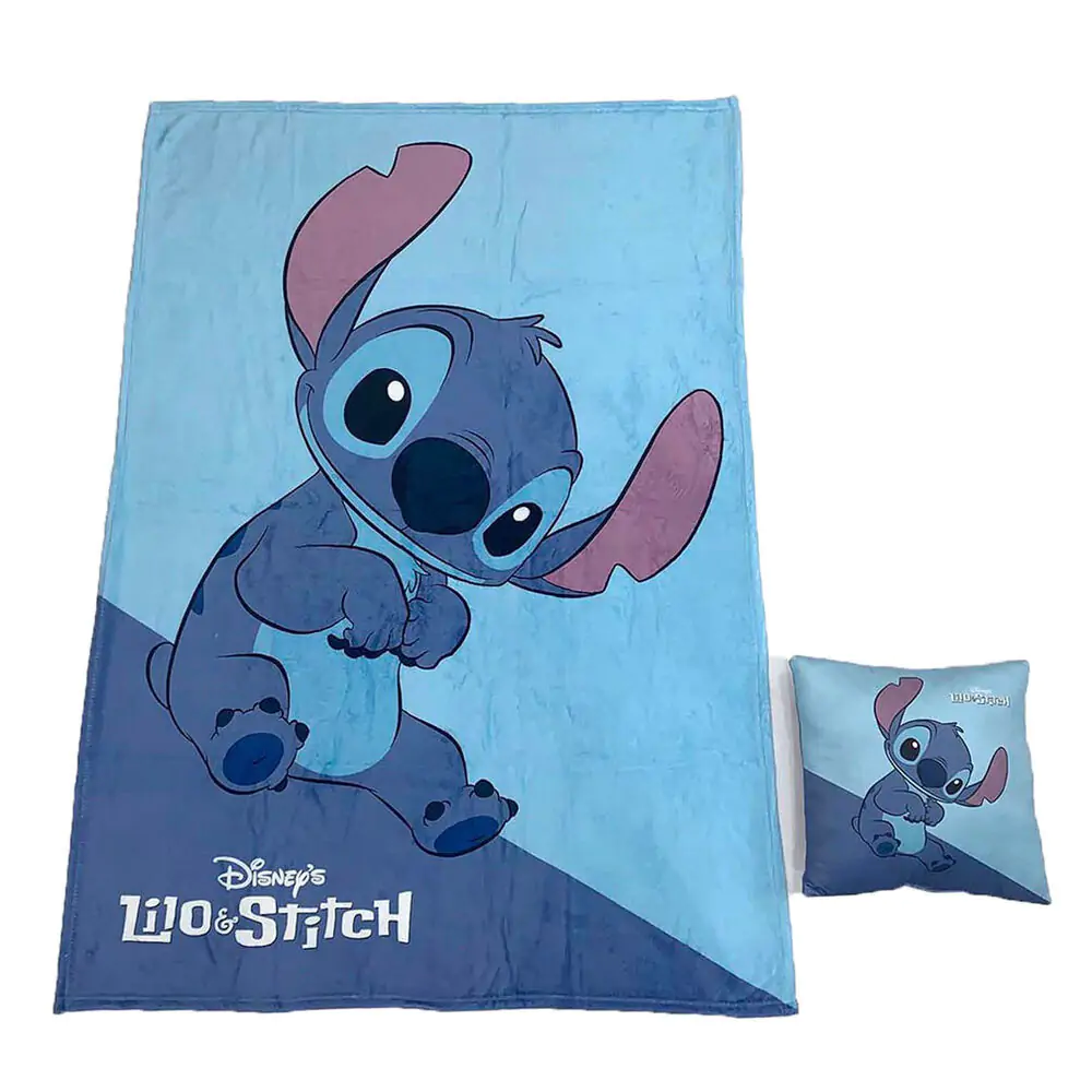 Disney Stitch polar deka + sada polštář fotografii produktu