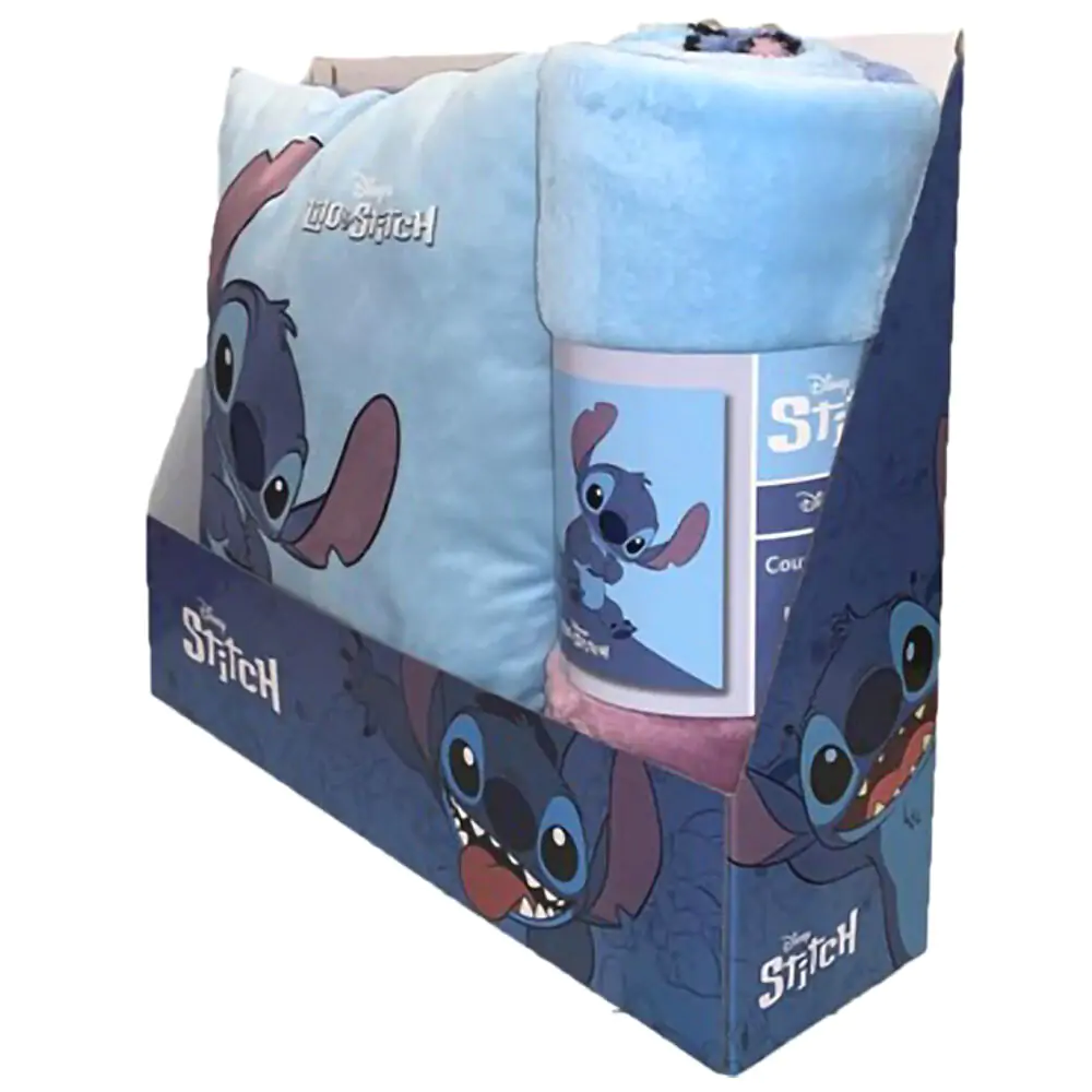 Disney Stitch polar deka + sada polštář fotografii produktu