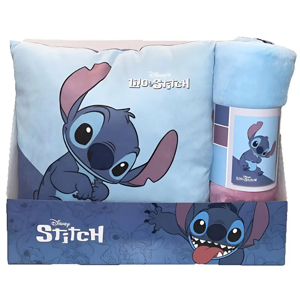 Disney Stitch polar deka + sada polštář fotografii produktu