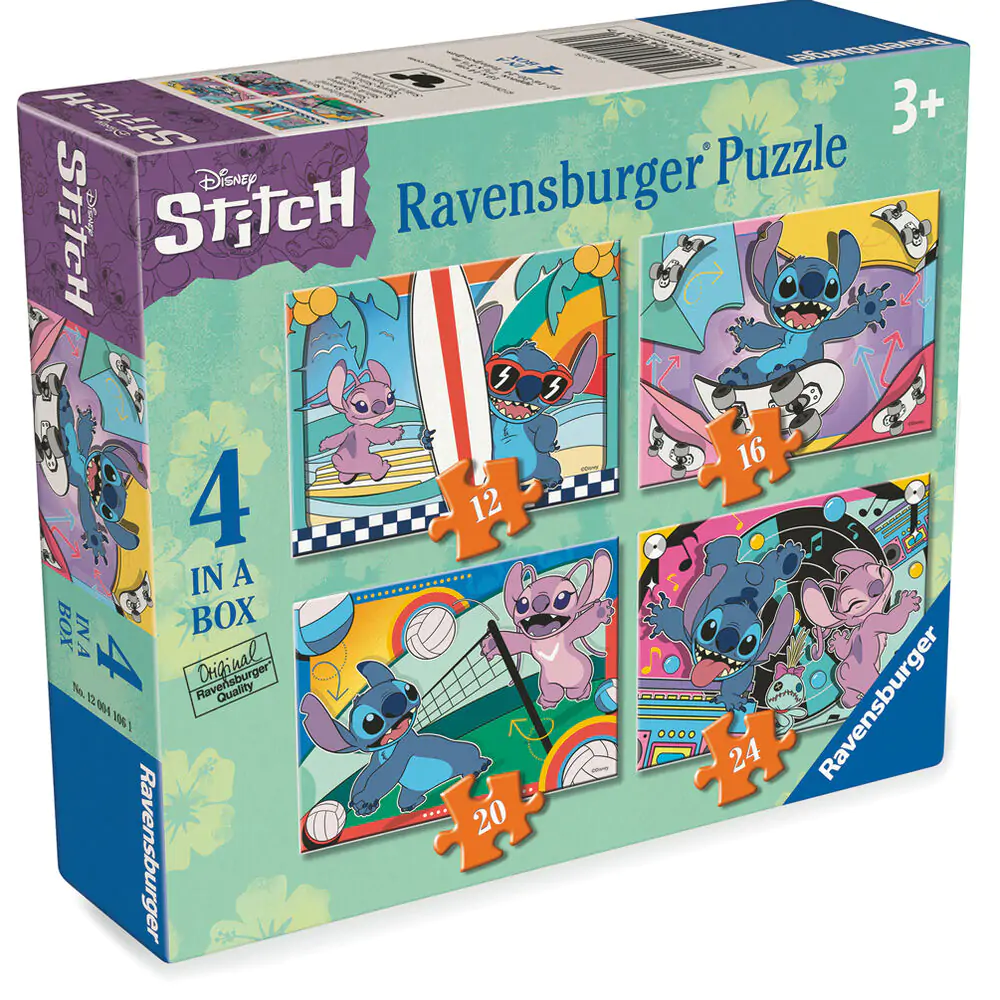 Disney Stitch puzzle 12-16-20-24 dílků fotografii produktu