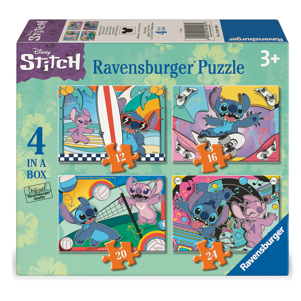 Disney Stitch puzzle 12-16-20-24 dílků fotografii produktu