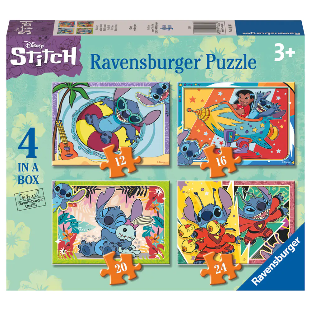 Disney Stitch puzzle 12-16-20-24 dílků fotografii produktu