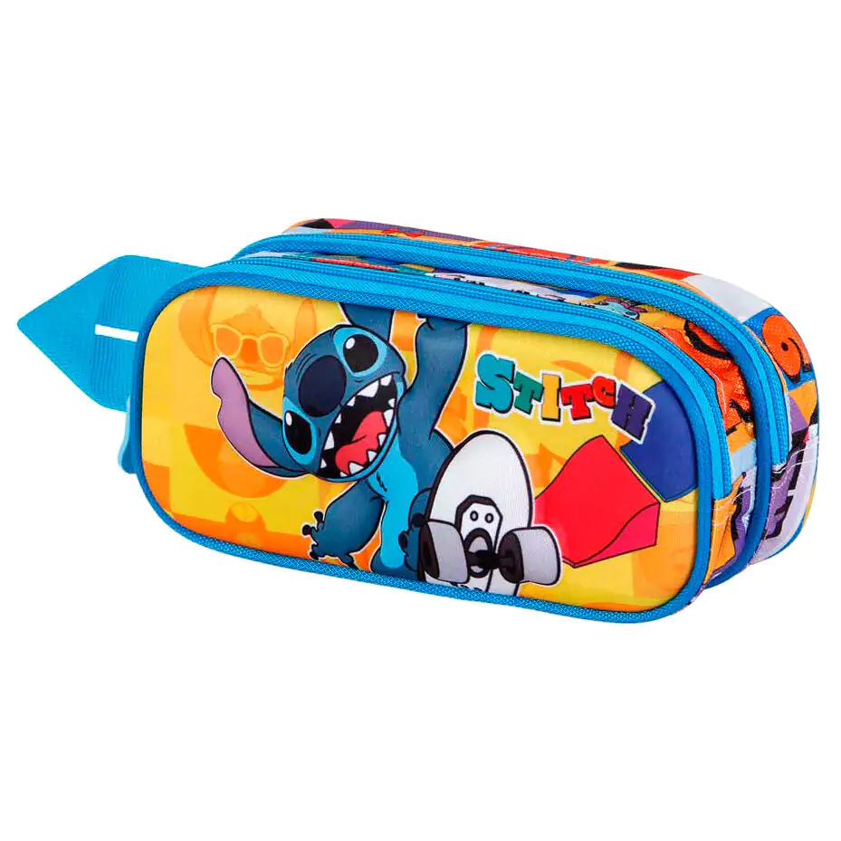 Disney Stitch Skater 3D dvoupatrové pouzdro na tužky fotografii produktu