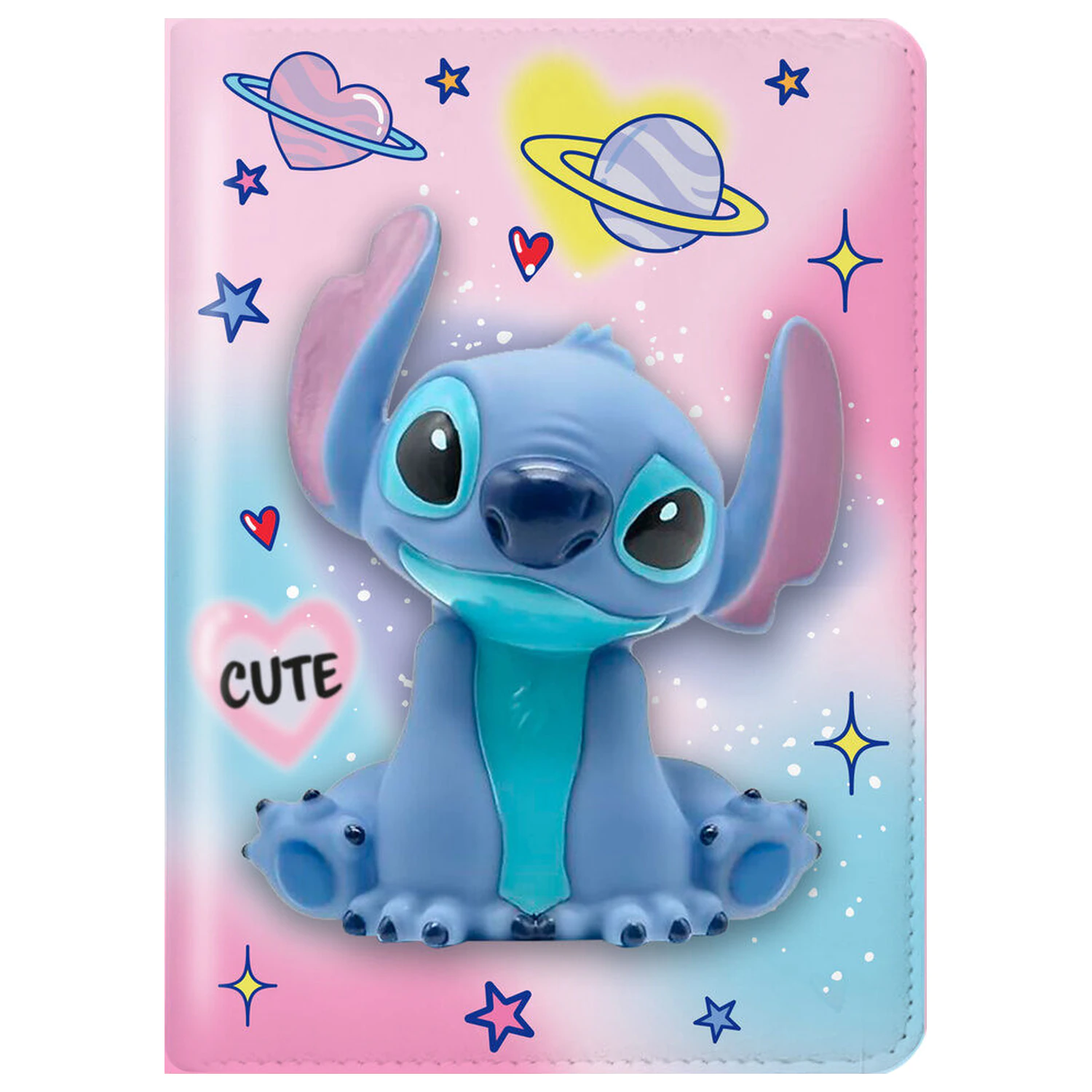 Disney Stitch Squshy zápisník + pompom pero fotografii produktu
