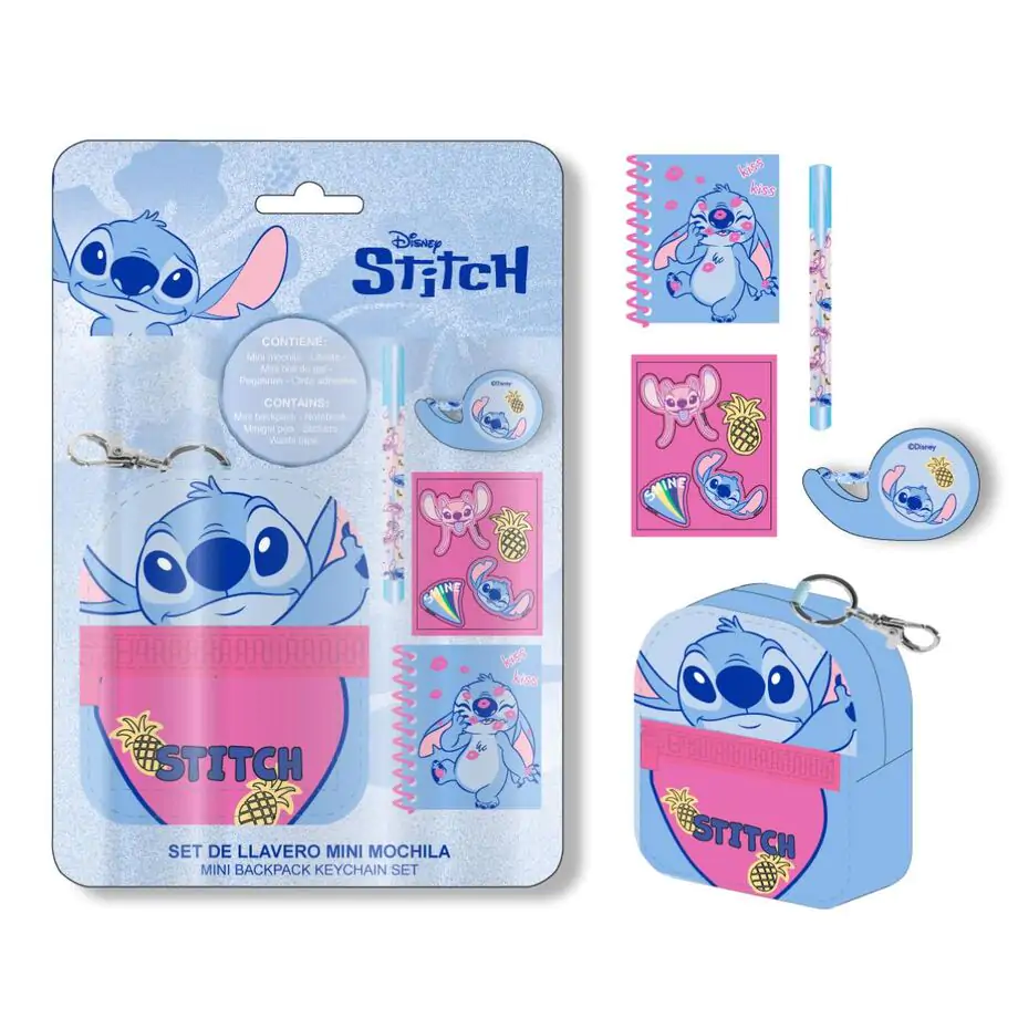 Disney Stitch Papírnictví mini batoh sada fotografii produktu