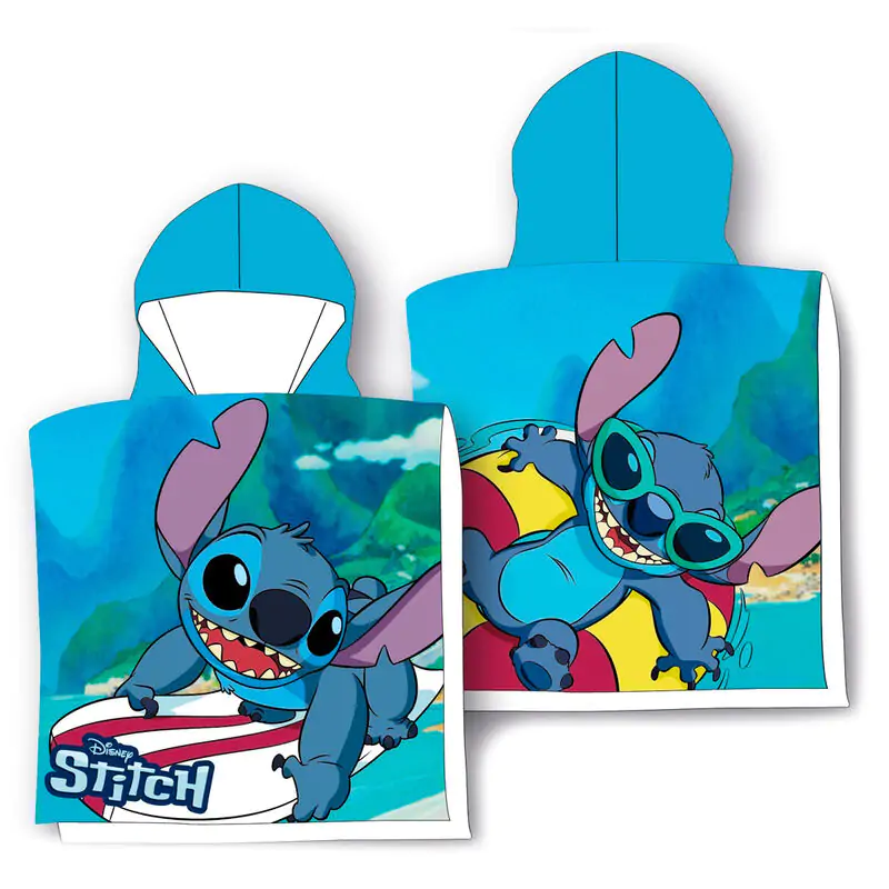 Disney Stitch Surf mikrovláknové pončo osuška fotografii produktu