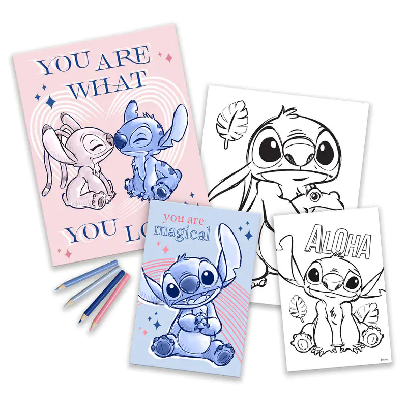 Disney Stitch omalovánkový set fotografii produktu