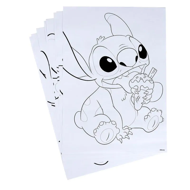 Disney Stitch omalovánkový papírnický set fotografii produktu