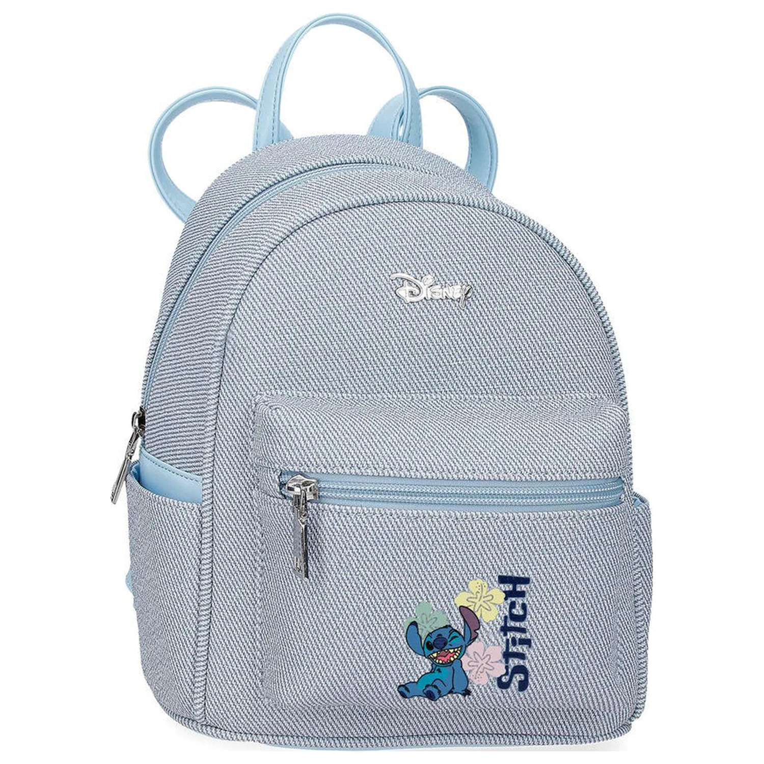 Disney Stitch Tiki walking batoh denim 23cm fotografii produktu
