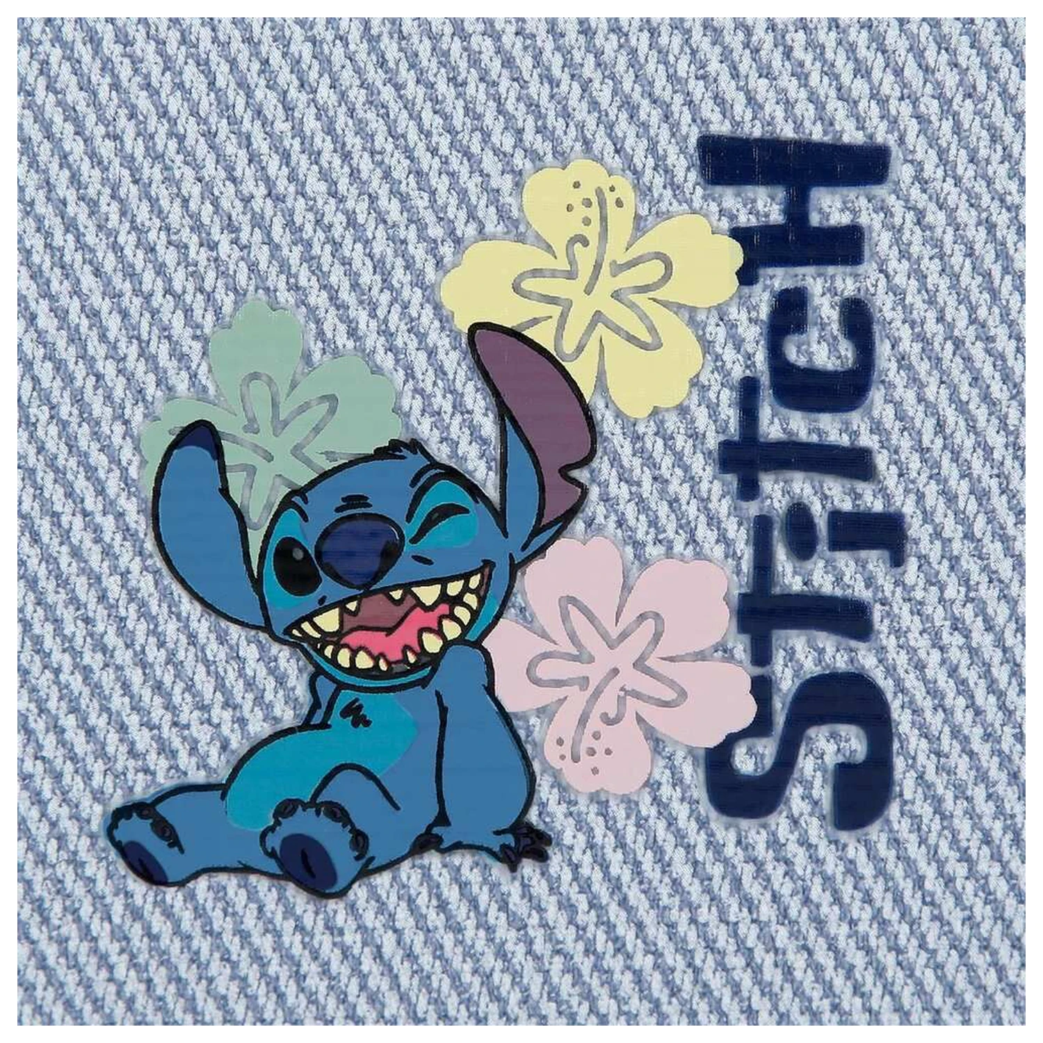 Disney Stitch Tiki walking batoh denim 23cm fotografii produktu