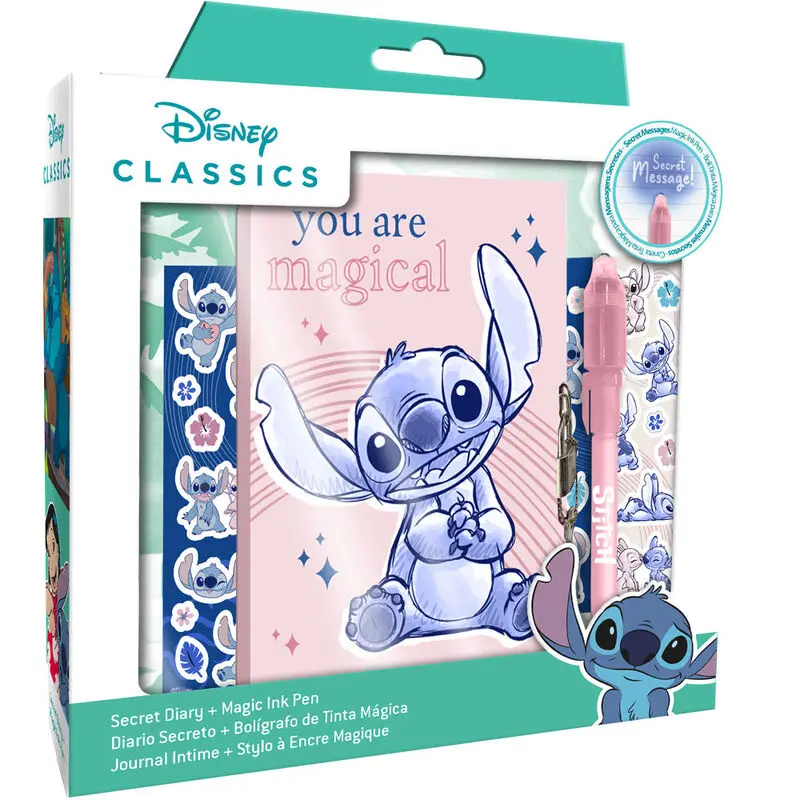 Disney Stitch tajný deník + kouzelné pero fotografii produktu