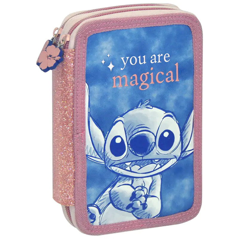 Disney Stitch trojité pouzdro na tužky fotografii produktu