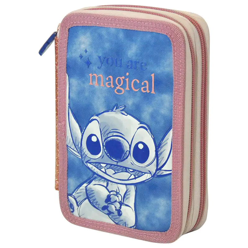 Disney Stitch trojité pouzdro na tužky fotografii produktu