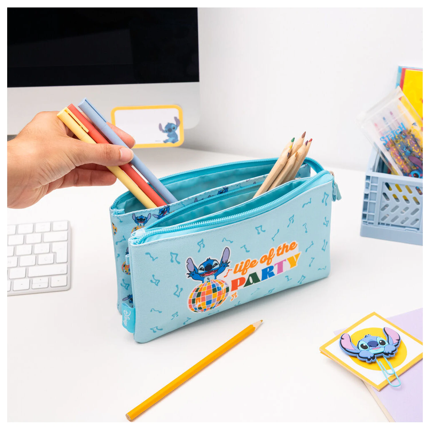 Disney Stitch trojitý penál fotografii produktu
