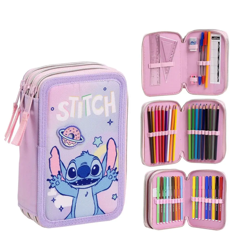 Disney Stitch trojitý penál fotografii produktu
