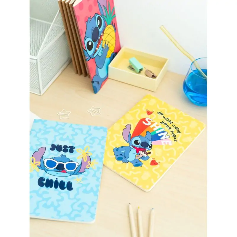 Disney Stitch Tropical balení 3 A5 zápisníky fotografii produktu