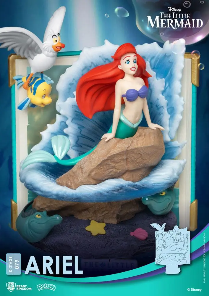 Disney Story Book Series D-Stage PVC Diorama Ariel 15 cm fotografii produktu